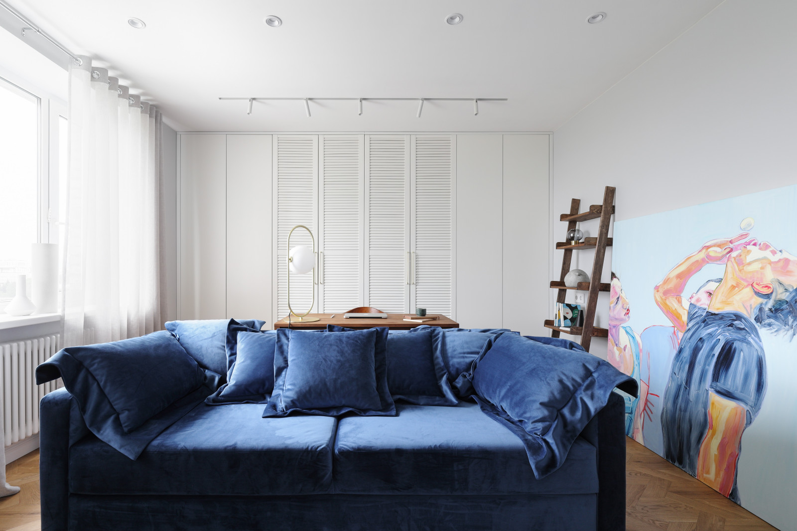 Chic interior for young couple