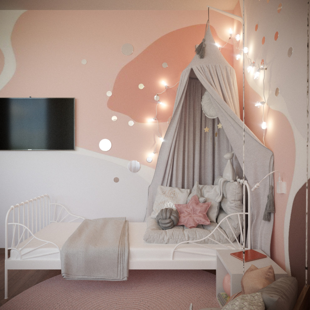 Квартира в современном стиле с яркими акцентами