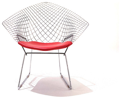 Knoll Diamond Lounge Chair with Seat Cushion