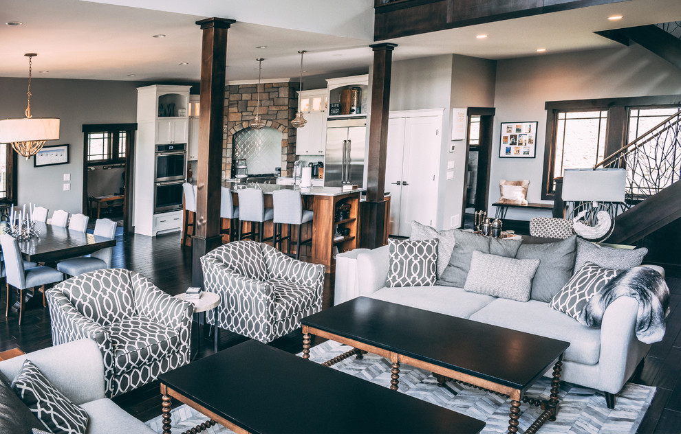 Aprés Ski Retreat - Rustic - Living Room - New York - by Laureen ...