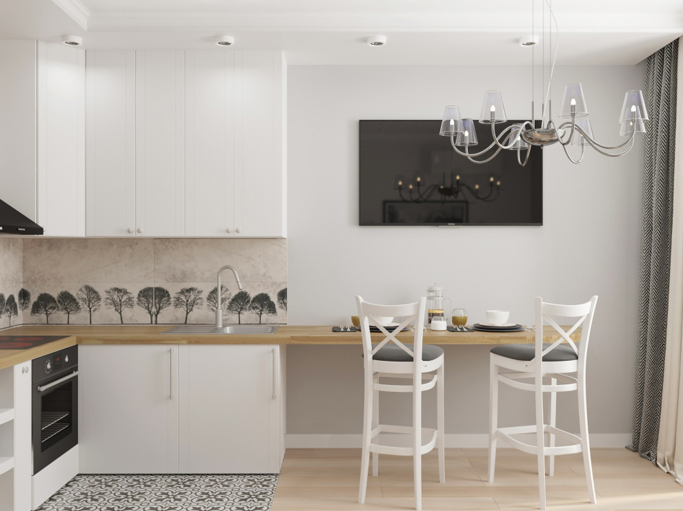 Студия в скандинавском настроении