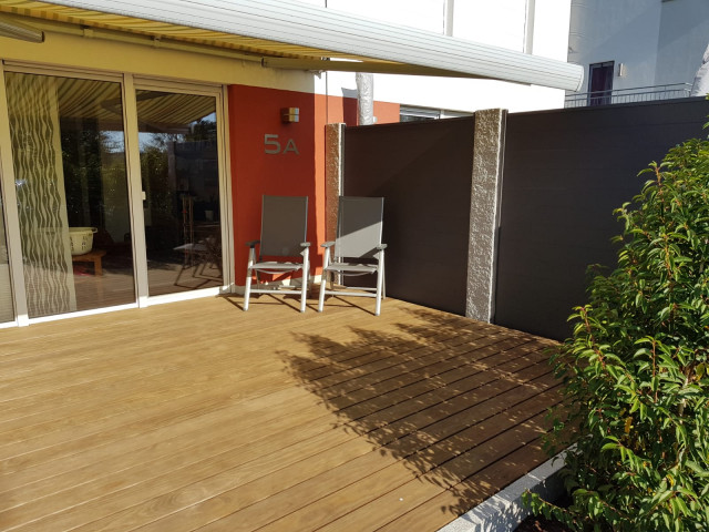 Sichtschutz Eternit deck