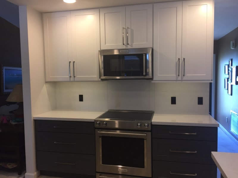 Kitchen - transitional kitchen idea in Miami