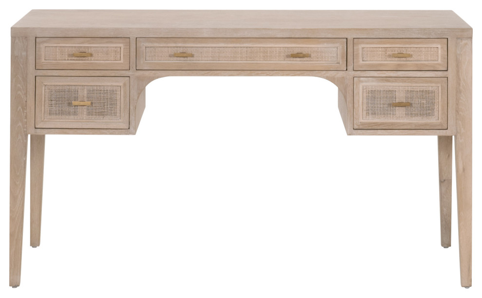 Cane Desk Tropical Desks And Hutches by Essentials for Living Houzz