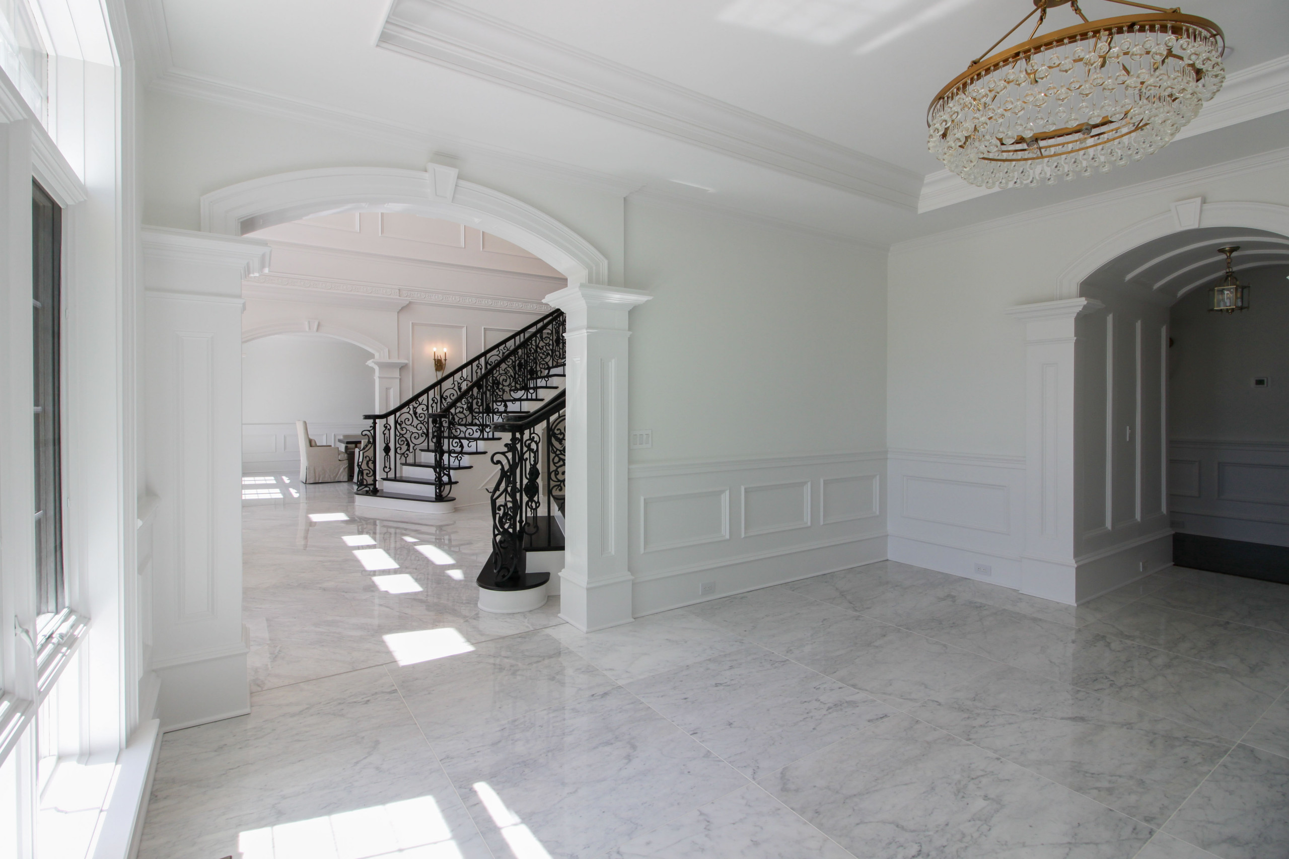92_Grand Double Staircase in Exquisite Custom Home, Great Falls VA 22066
