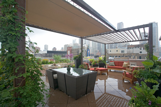 Eclectic Patio Chicago River North Roof Terrace eclectic-patio
