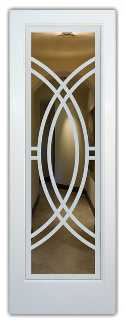 Interior Glass Doors - Frosted Glass - Arcs II