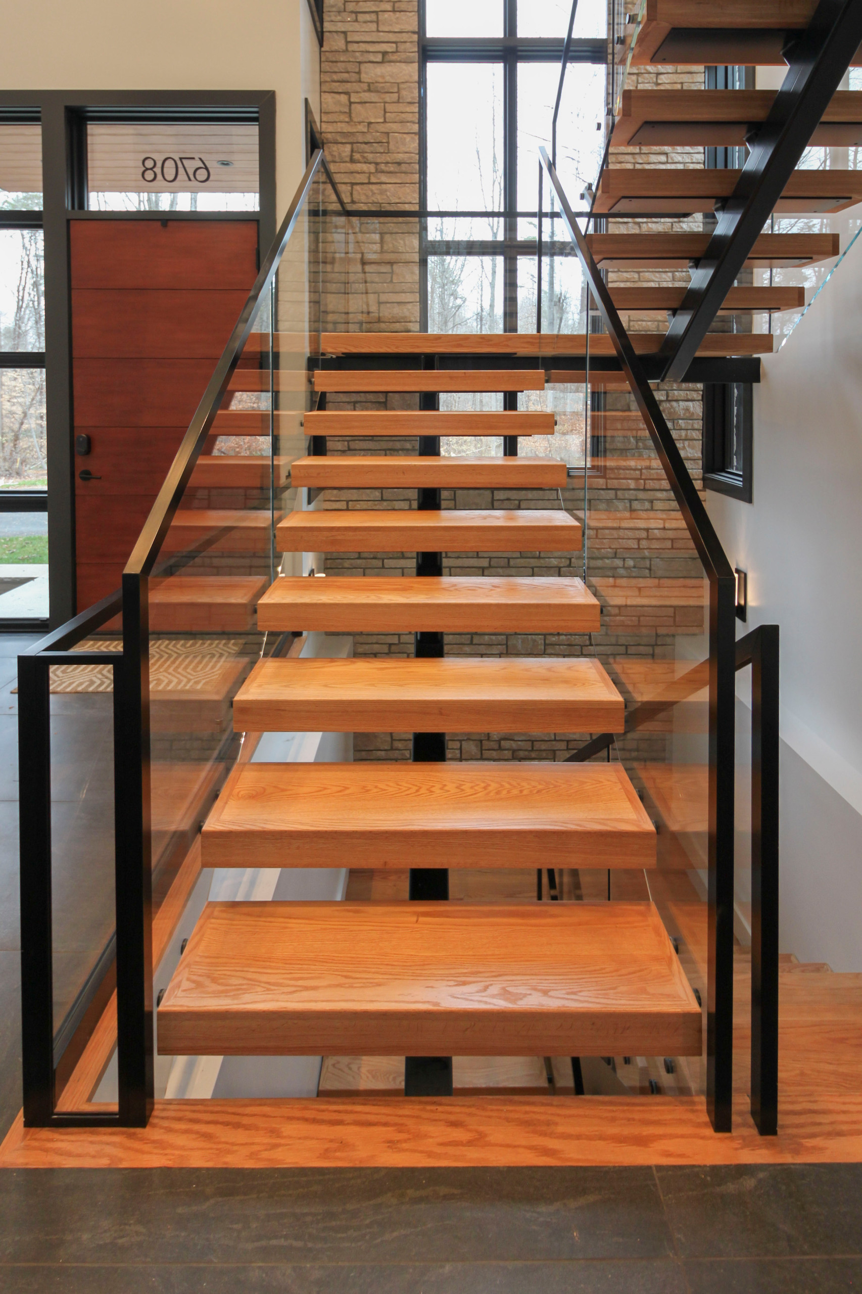 98_Sun Filled Modern Staircase Surrounded by Private Forest, Clifton VA 20124