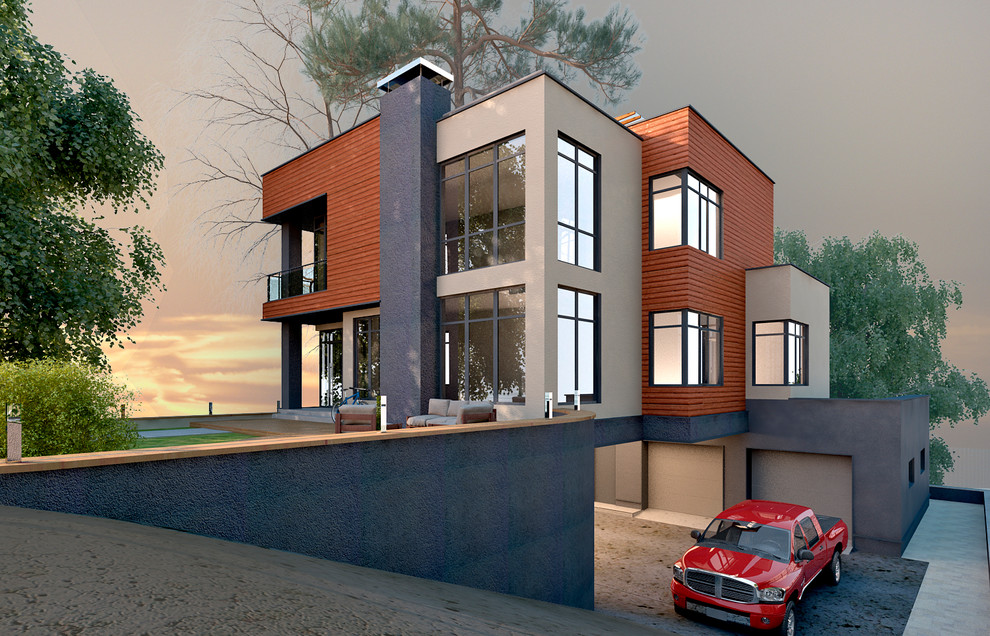 Проект современного коттеджа