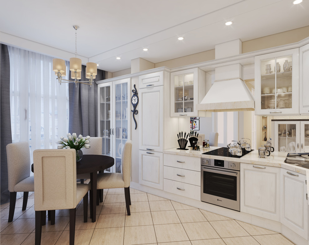 Кухня-столовая "Очарование светлого"