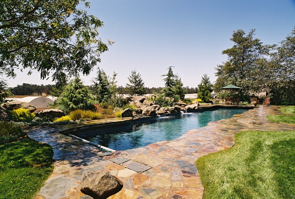 This is an example of a country rectangular pool in San Luis Obispo.