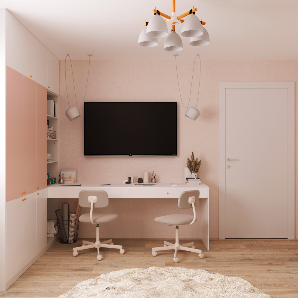 Нежная детская для двух девочек