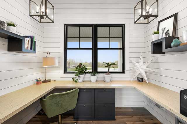 Jamestown Modern Farmhouse casa-de-campo-despacho