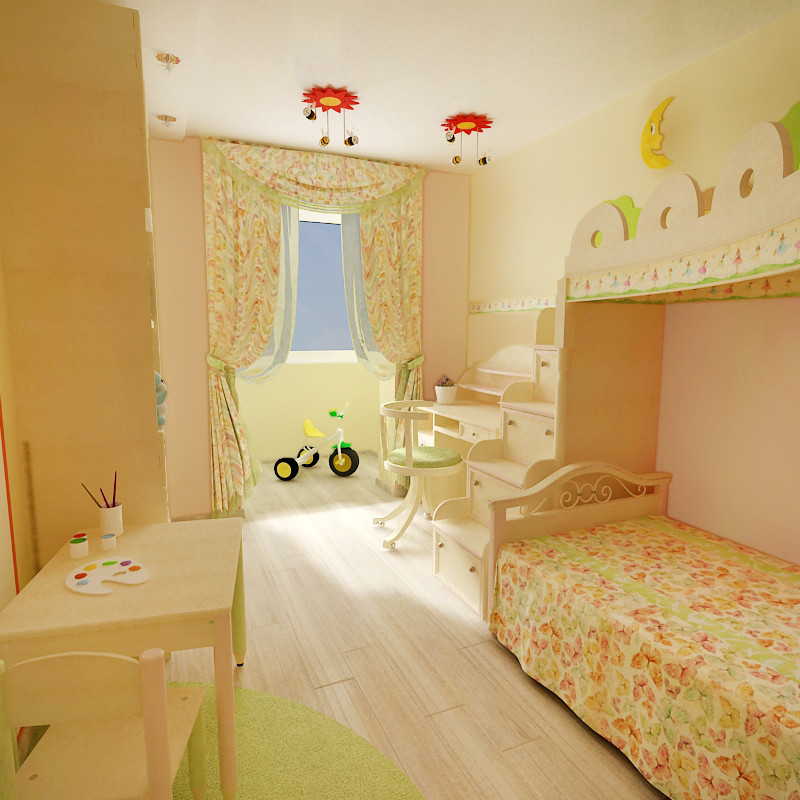 Дизайн интерьера детской