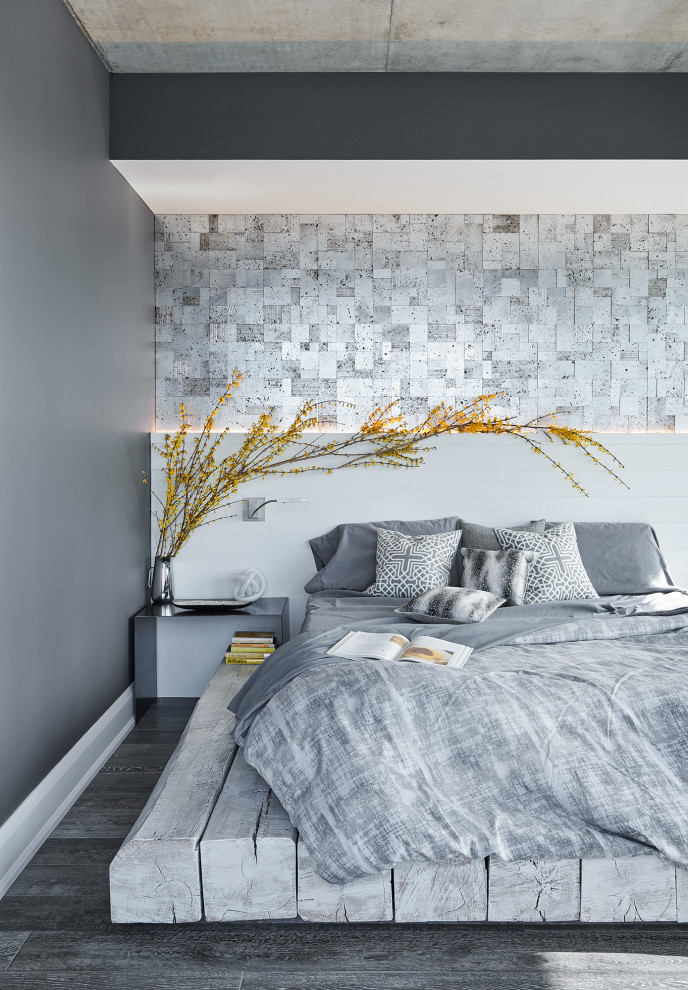 Trendy bedroom photo in Toronto