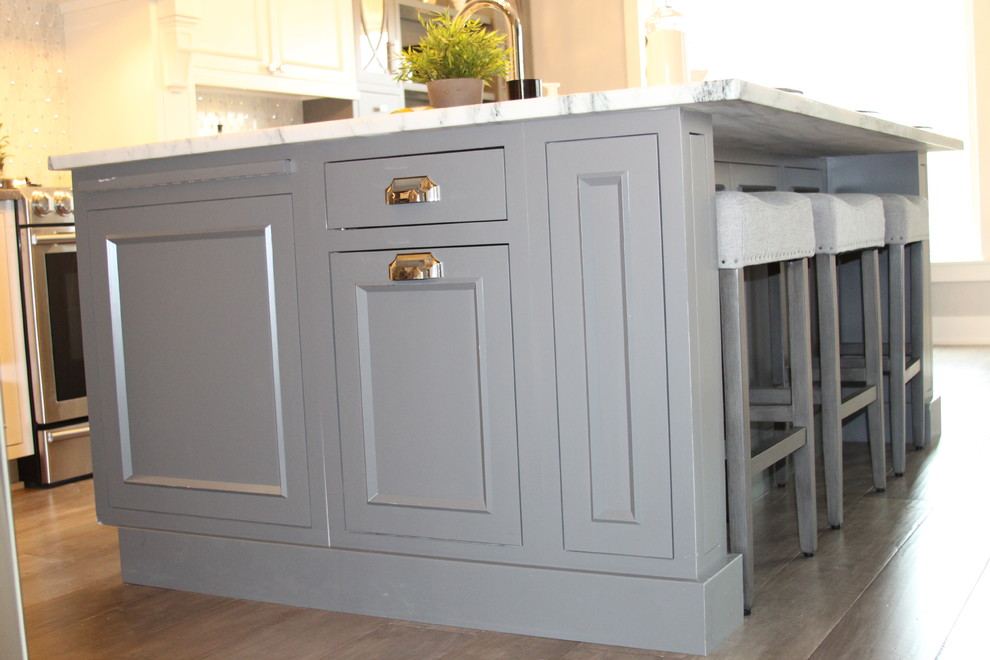 Inspiration for a transitional home design remodel in Indianapolis