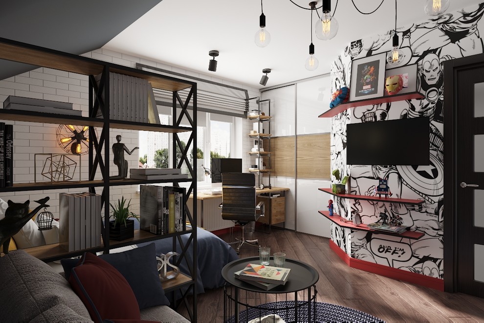 Комната для подростка в стиле Marvel