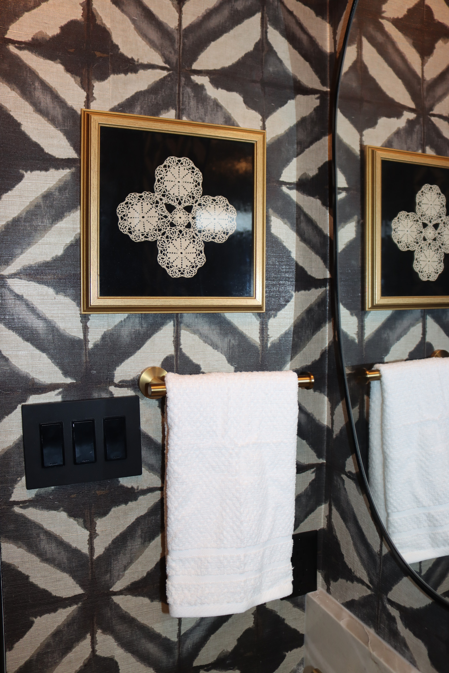 Midnight Mosaic Powder Room