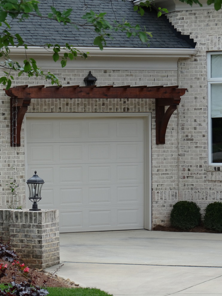 Photo of a transitional exterior in Charlotte.