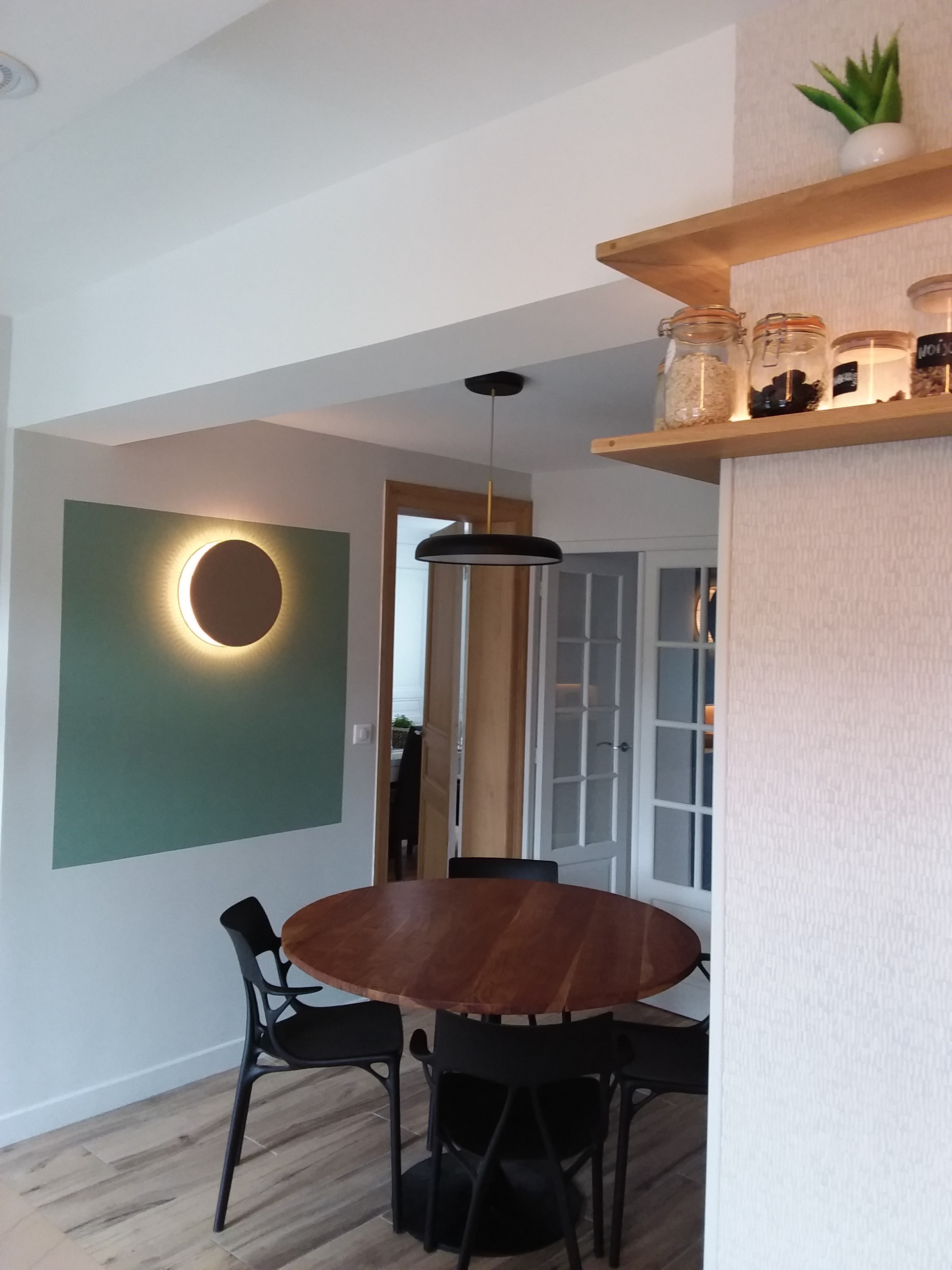 Rénovation, aménagement et décoration du rez-de-chaussée d'une maison de ville