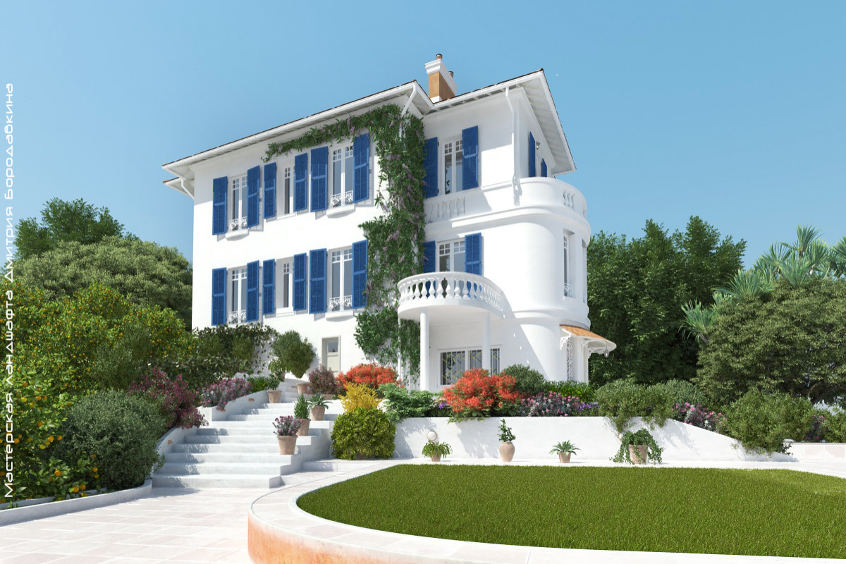 Визуализация виллы. Франция, Антибы.