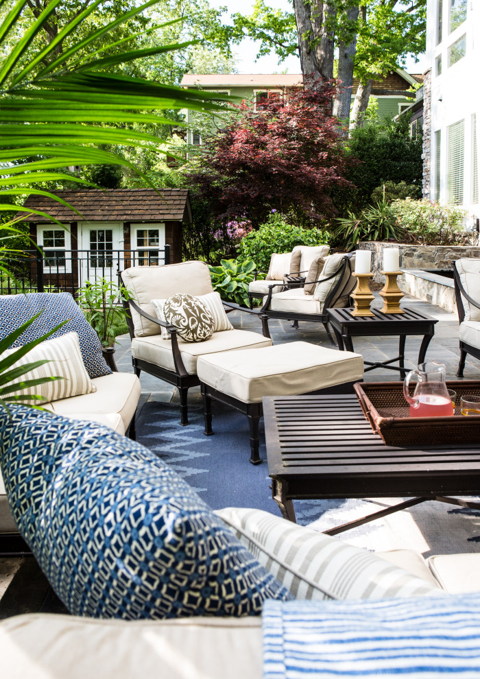 Ridge Drive Transitional Patio DC Metro by Waterlily Interiors