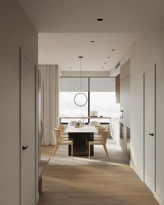 Красивая и светлая квартира в современном стиле