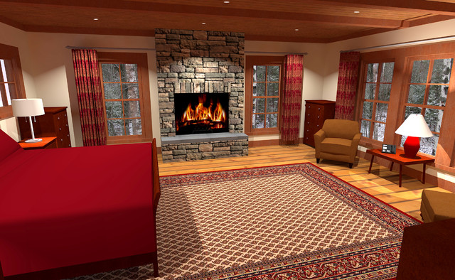 Master Suite rustic-rendering