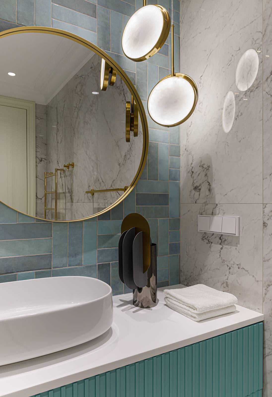 Дизайн-проект квартиры 139 м2 в ЖК "Spires"