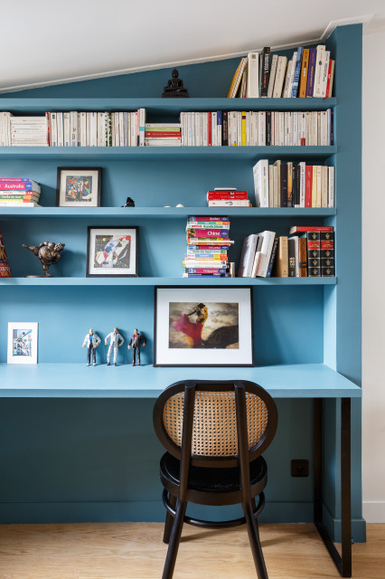 bureau biblioth&egrave;que contemporary-arbetsrum