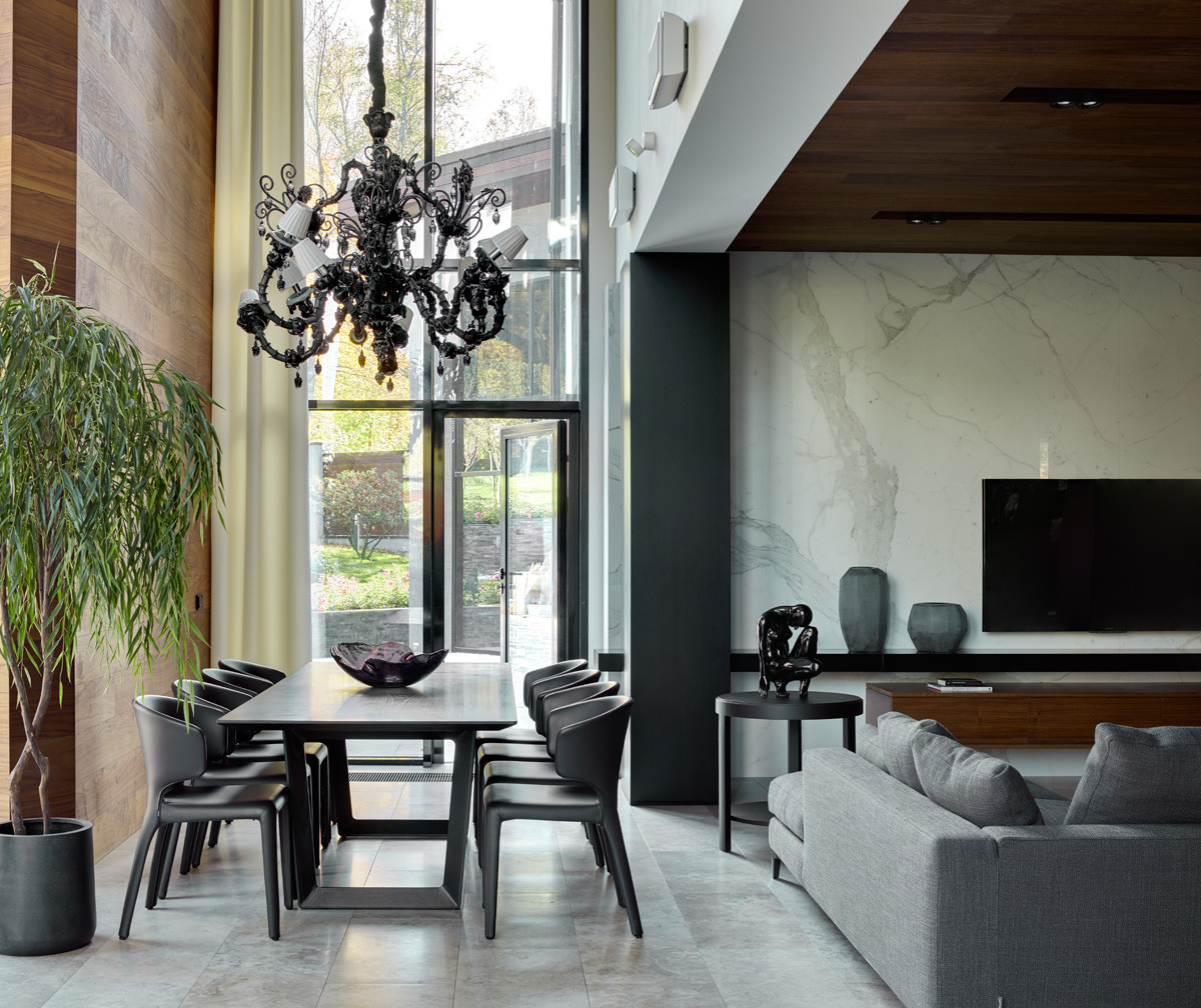 Интерьеры загородного дома на Истре