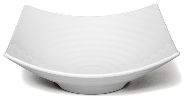 Zen White Serving Bowl