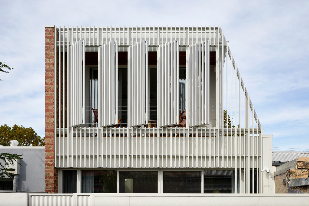Inspiration for a contemporary exterior in Melbourne.