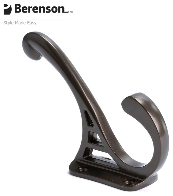 8015-ORB-P Oil Rubbed Bronze Decorative Hook by Berenson - Transitional ...