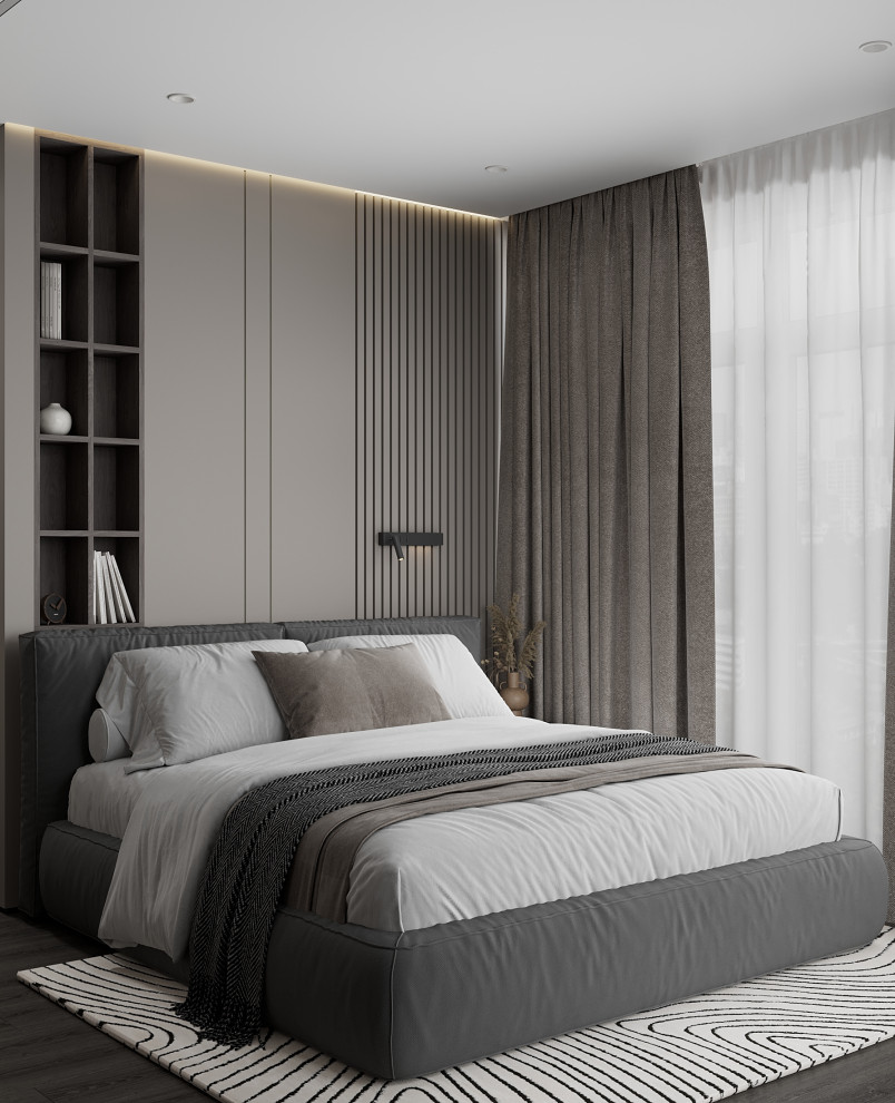 Дизайн-проект квартиры в современном стиле для молодой яркой пары