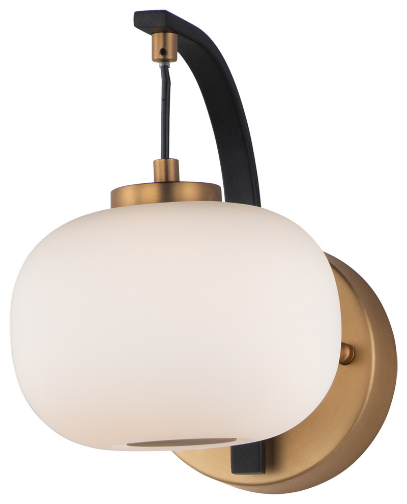 Soji LED Wall Sconce Asian Wall Sconces by Houzz