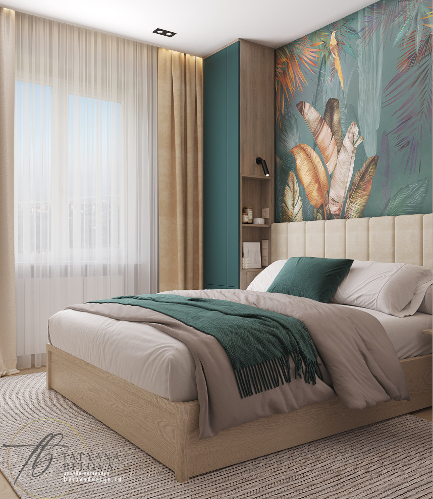 Современный стиль с элементами лофта, 80 м2