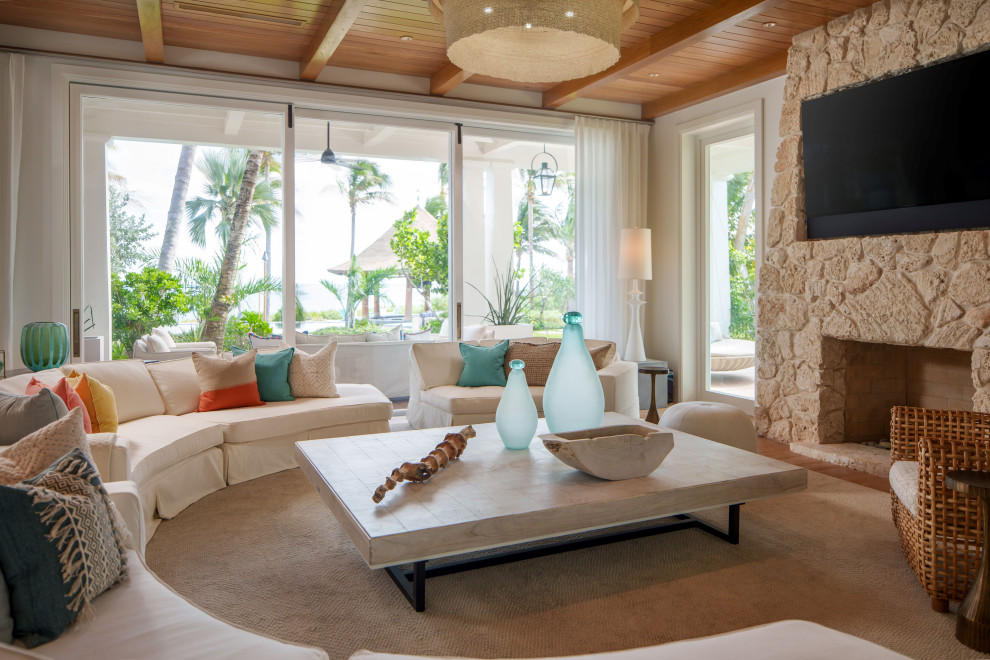 Secluded Island Retreat - Beach Style - Living Room - Baltimore - by ...