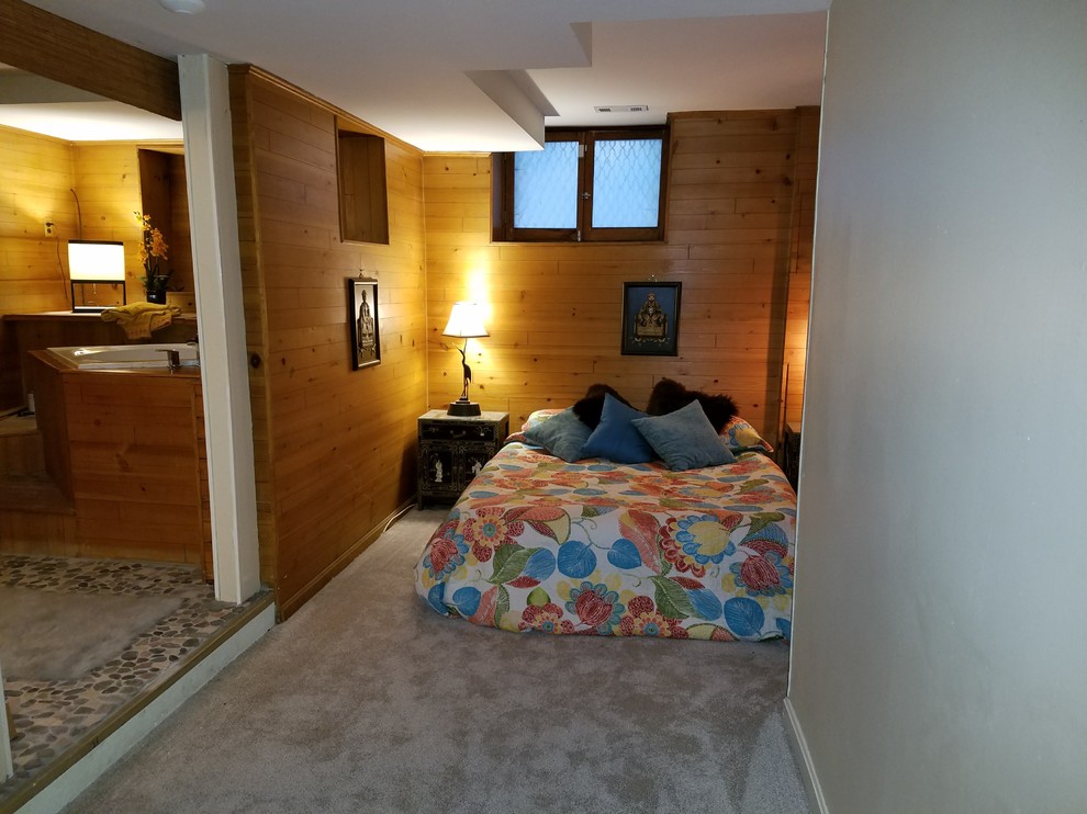 Photo of an asian bedroom in Baltimore.