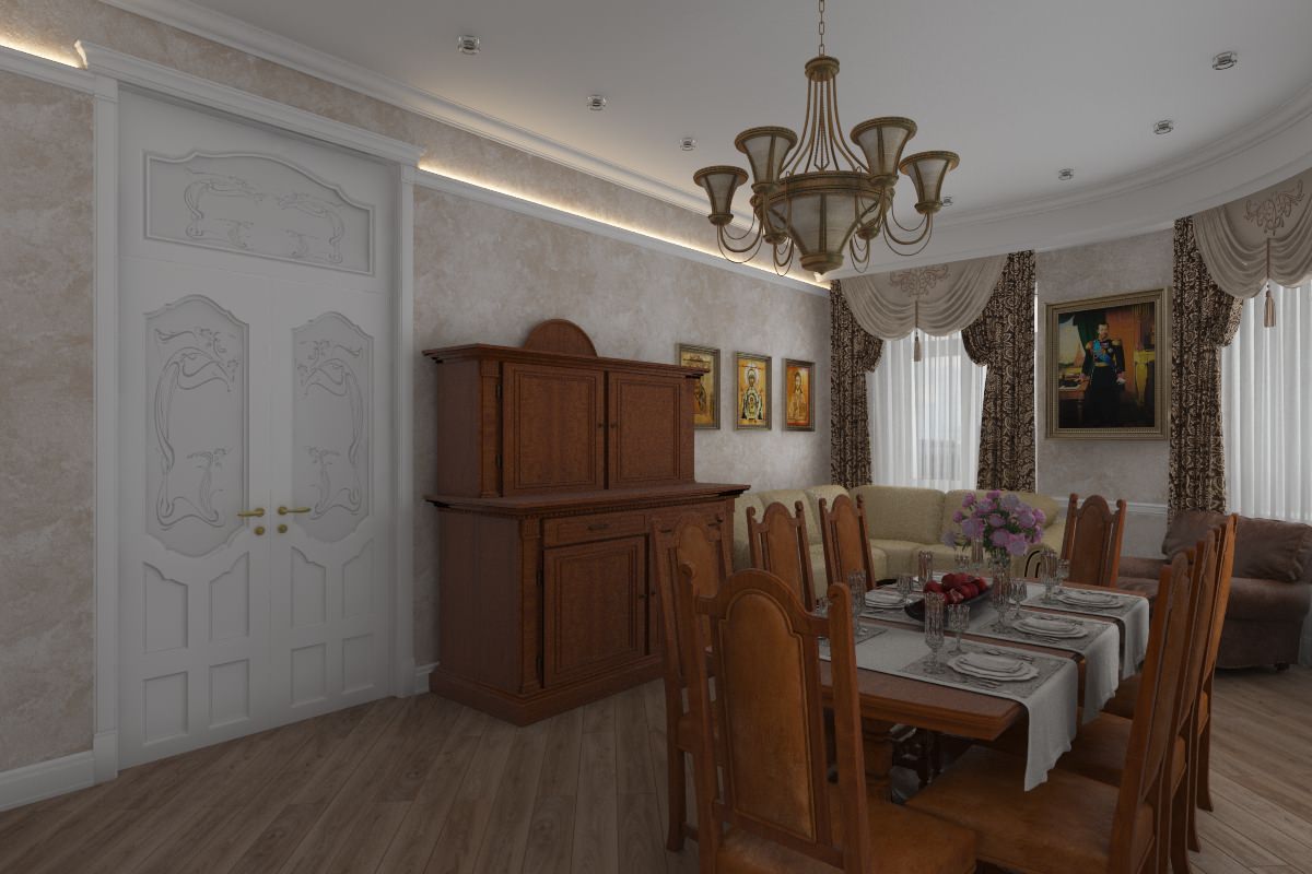 Дизайн-проект квартиры по ул. Серышева