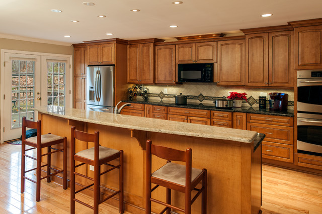 Split-level make-over eclectic-kitchen