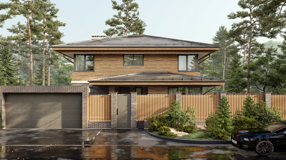 Аккуратный 2-х этажный частный дом в Ростове-на-Дону