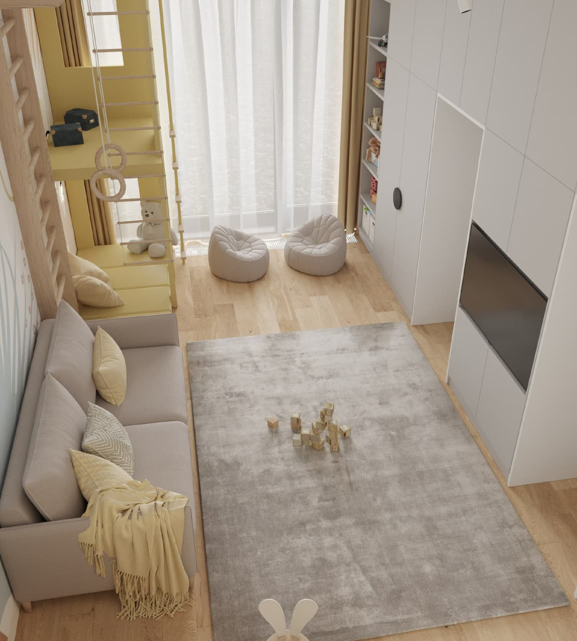 Дом в Репинских усадьбах. Игровая