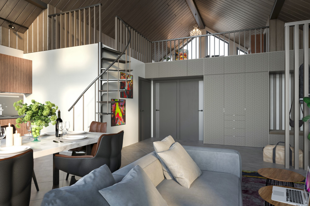 Разработка визуальной концепции шоурума (123 м2) для застройщика в г. Уфа