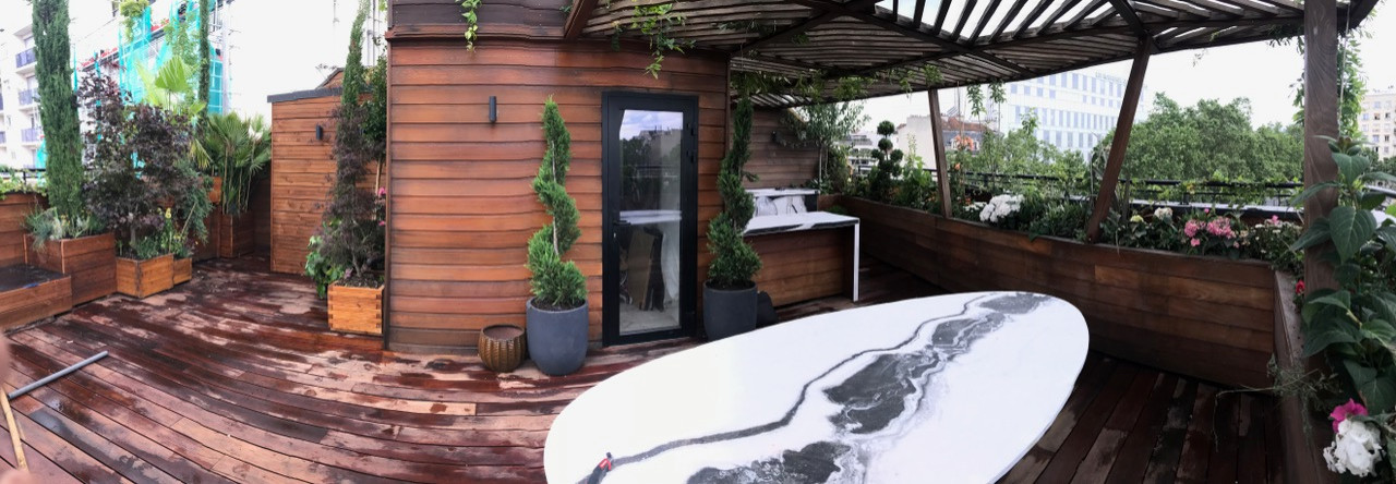 terrasse paysagée Boulogne