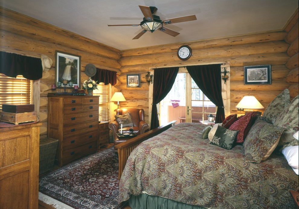 Inspiration for a country bedroom in Boise.