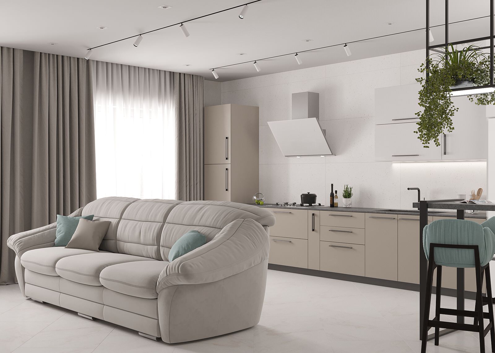 Таунхаус из "вторички" в современный интерьер