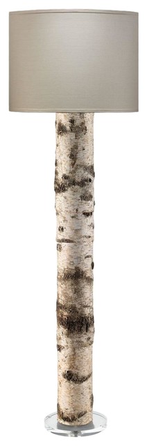 tree trunk floor lamp