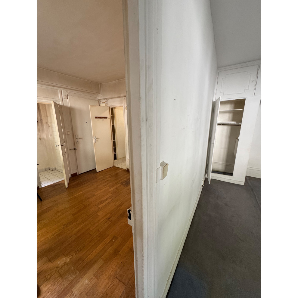 Projet Père Lachaise, rénovation d'un appartement de 34m2