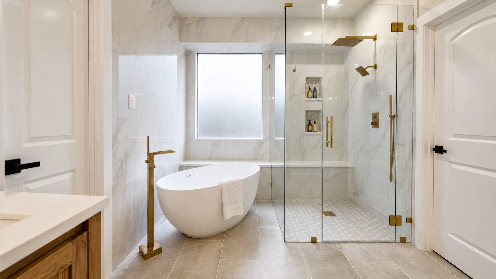 Frisco TX - Raschell Full Master Bathroom Remodeling